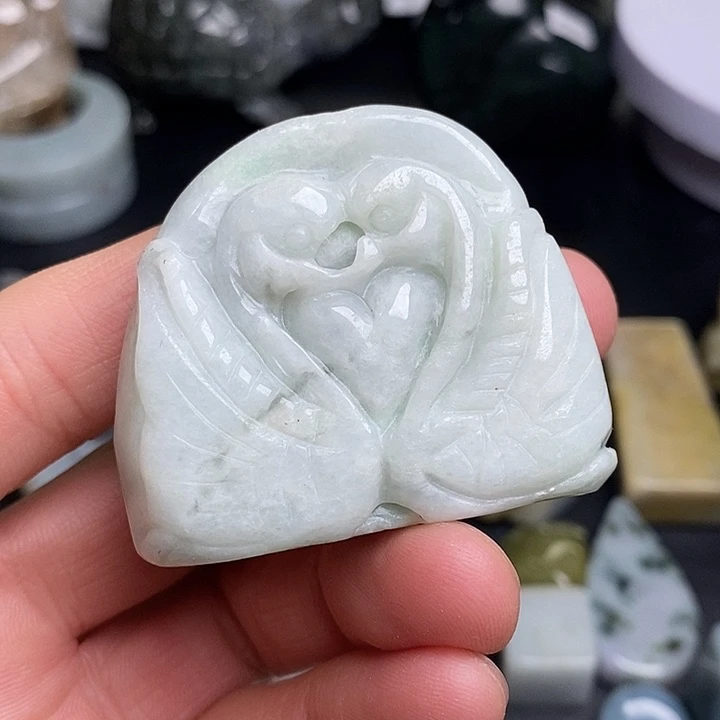 翡翠未镶嵌颈饰天然翡翠63