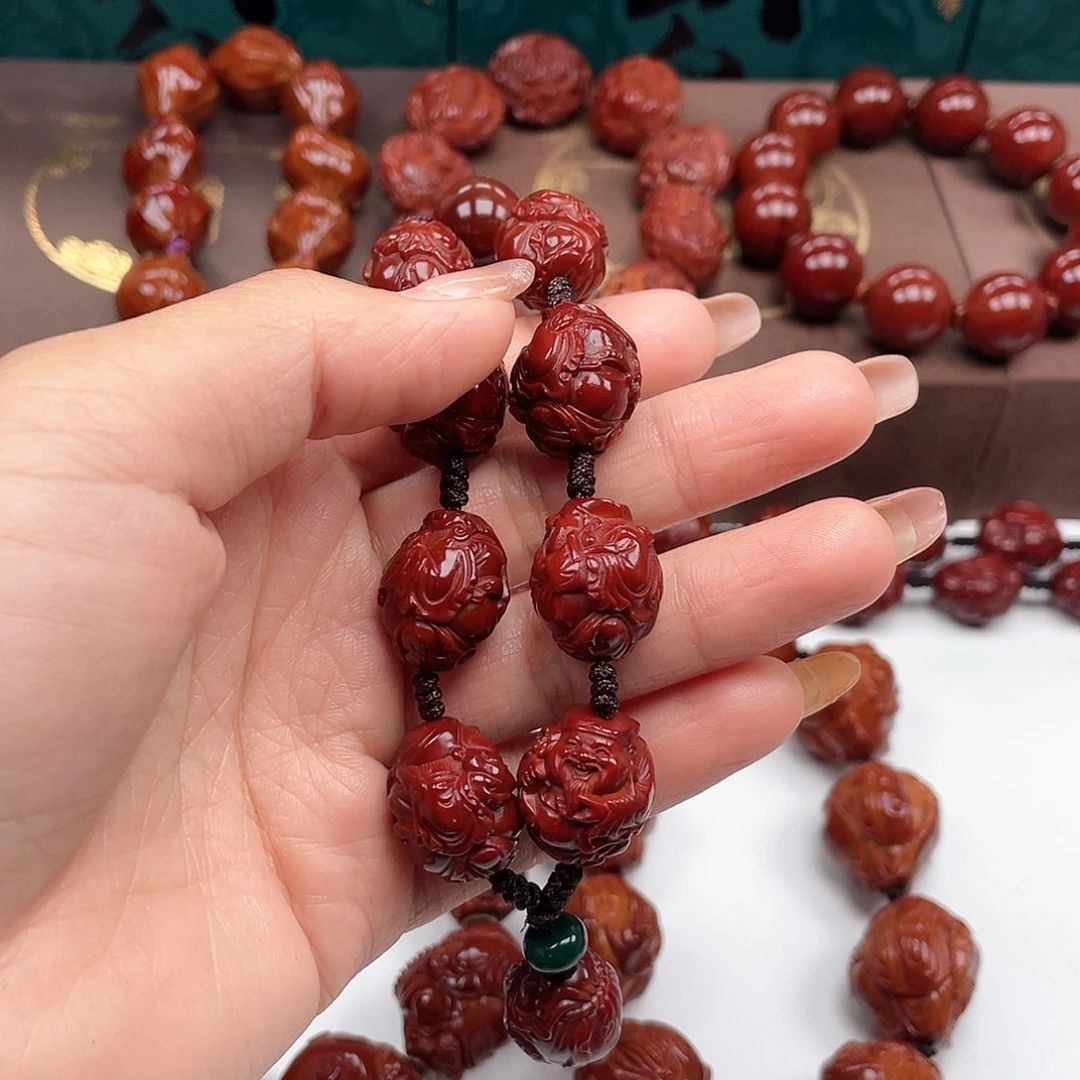 橄榄核手串温*兵财神手串