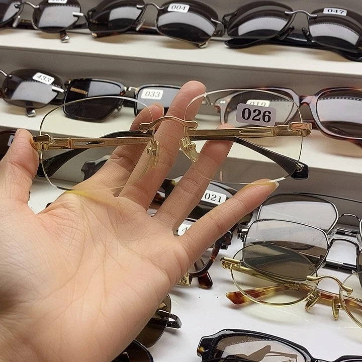 分体款天然水晶石头镜