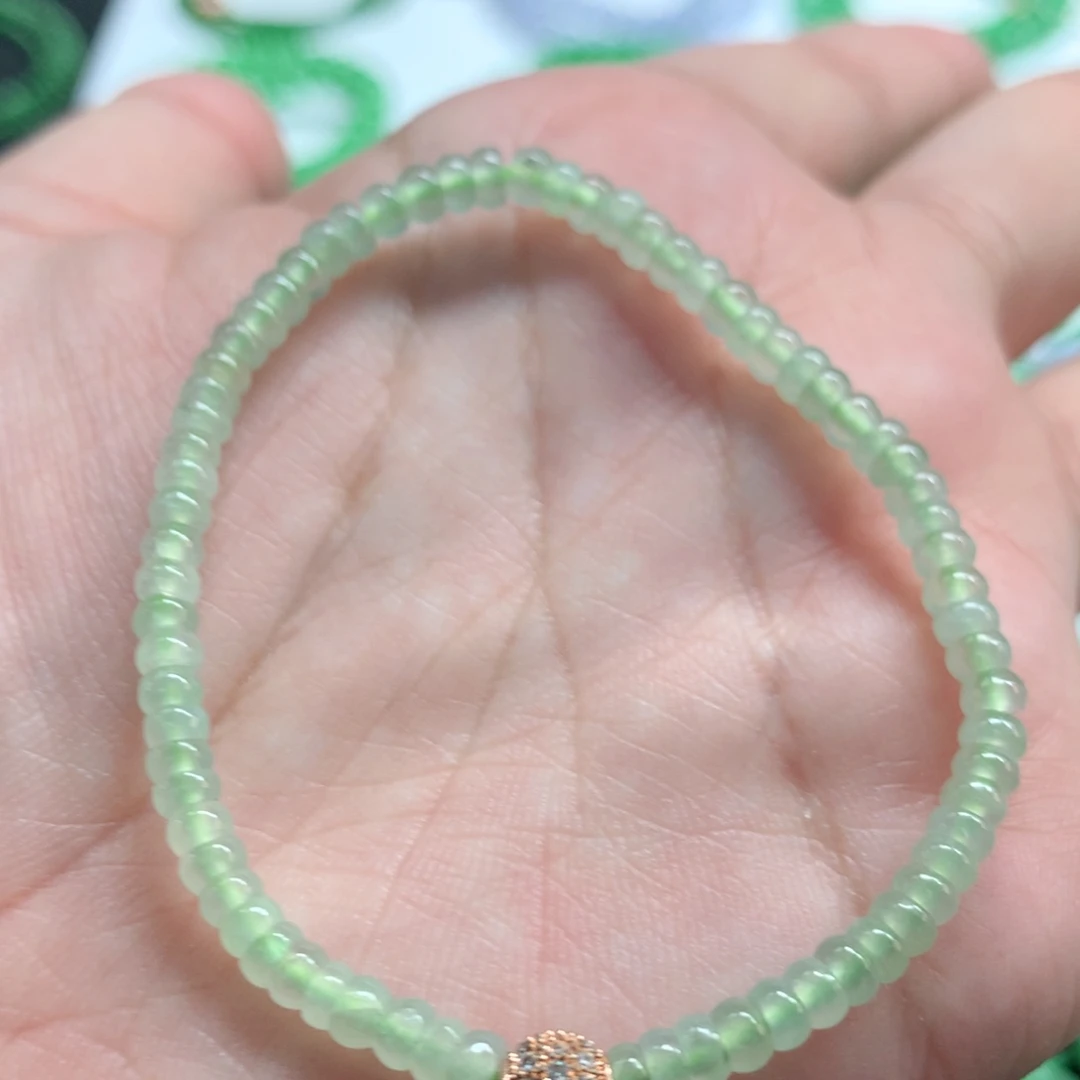 未镶嵌手链翡翠翡翠