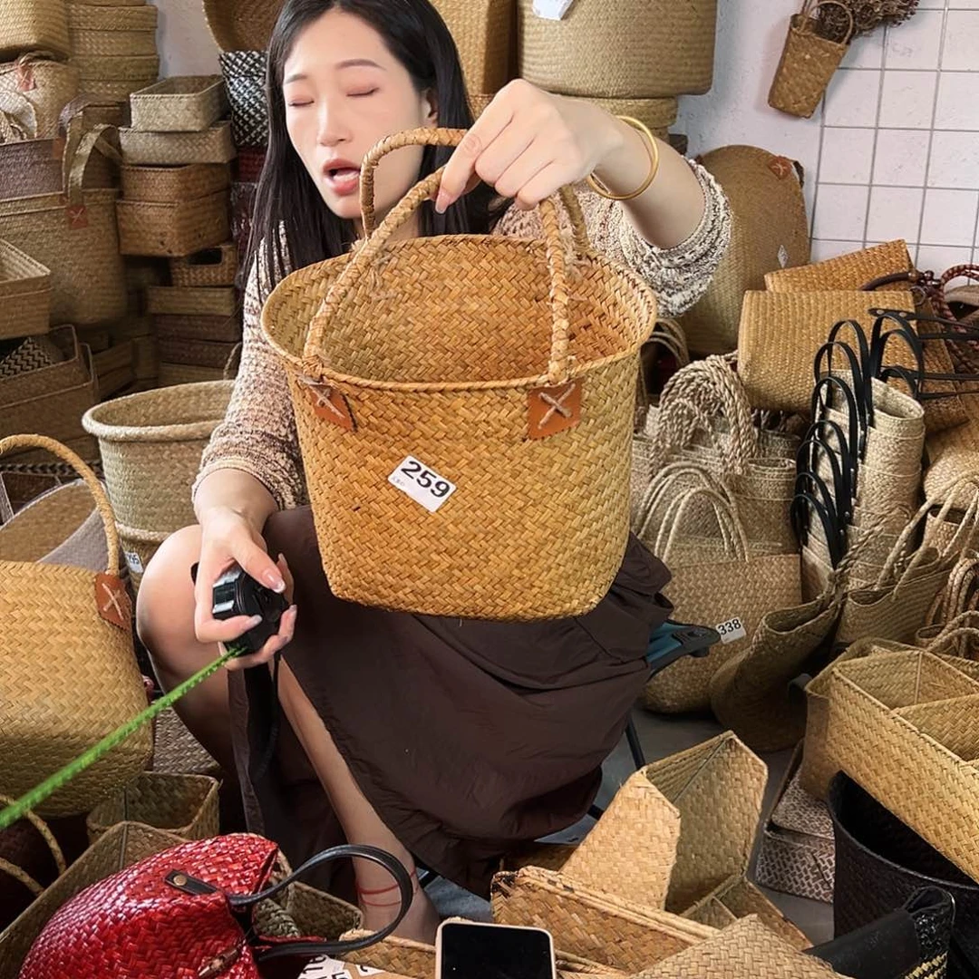 草编草编包/草编收纳盒微瑕疵
