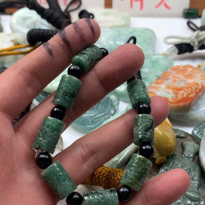 颈饰未镶嵌翡翠保真天然a货翡翠