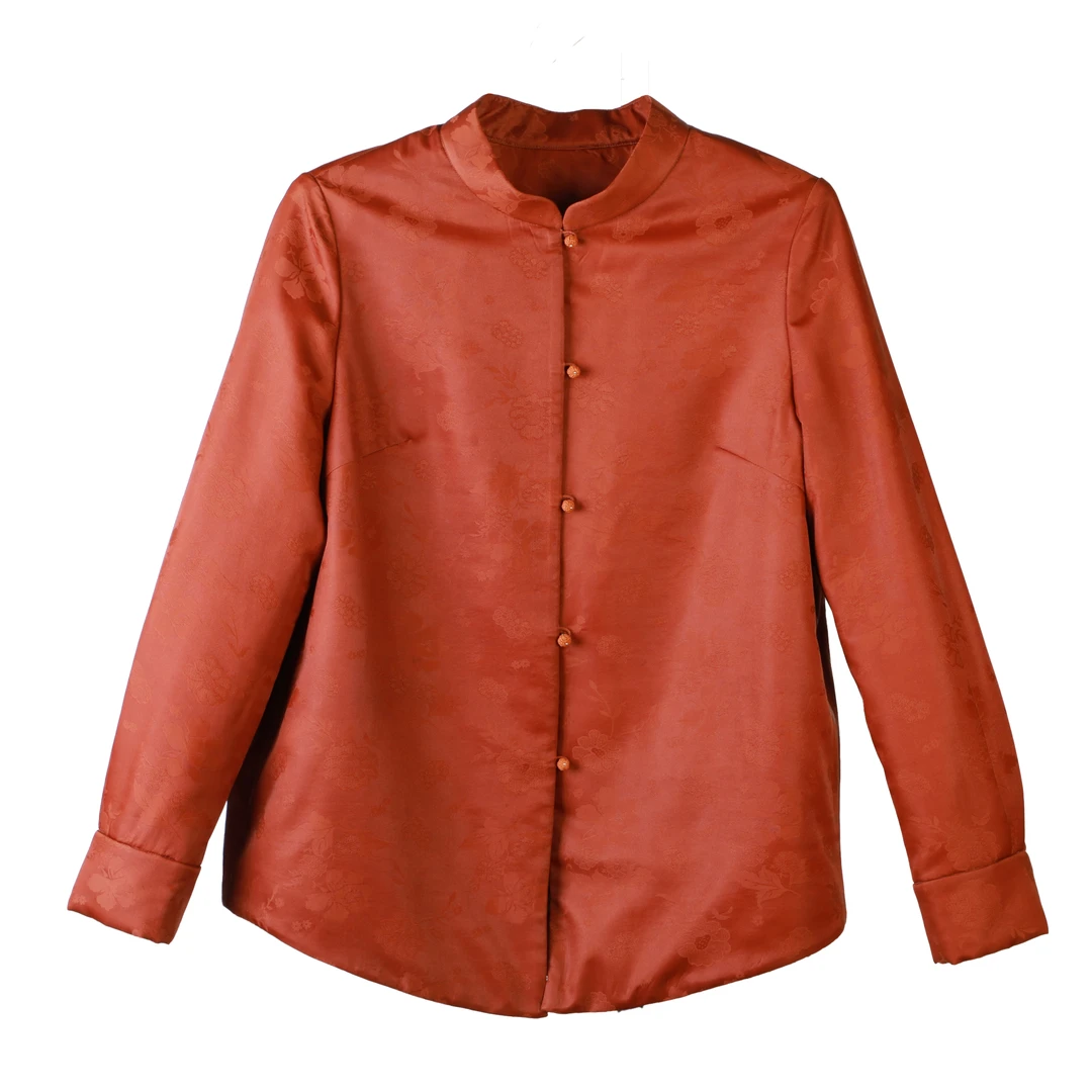 【苏大美】红莨提花上衣 376224