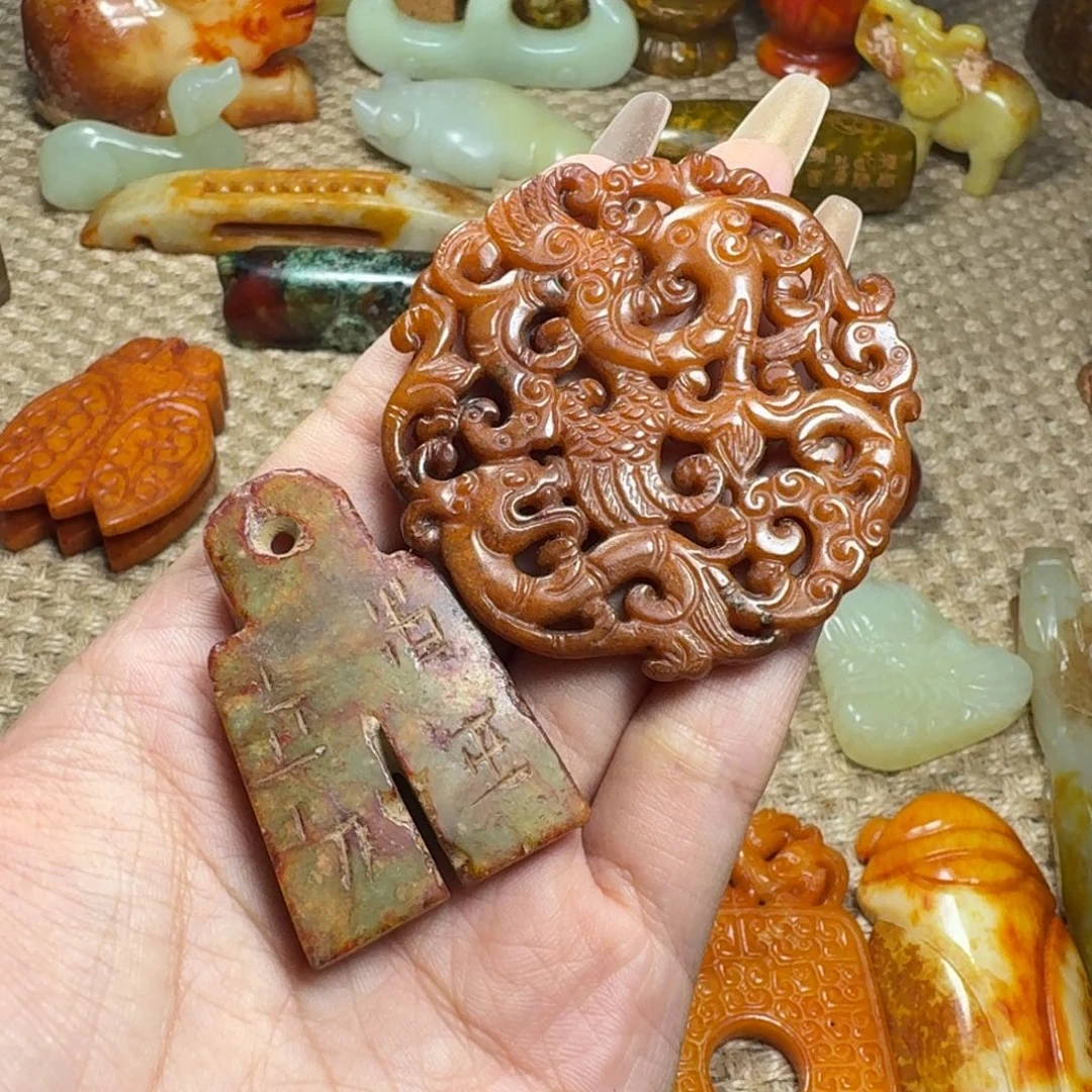 顺***然吊坠白玉菩提挂件