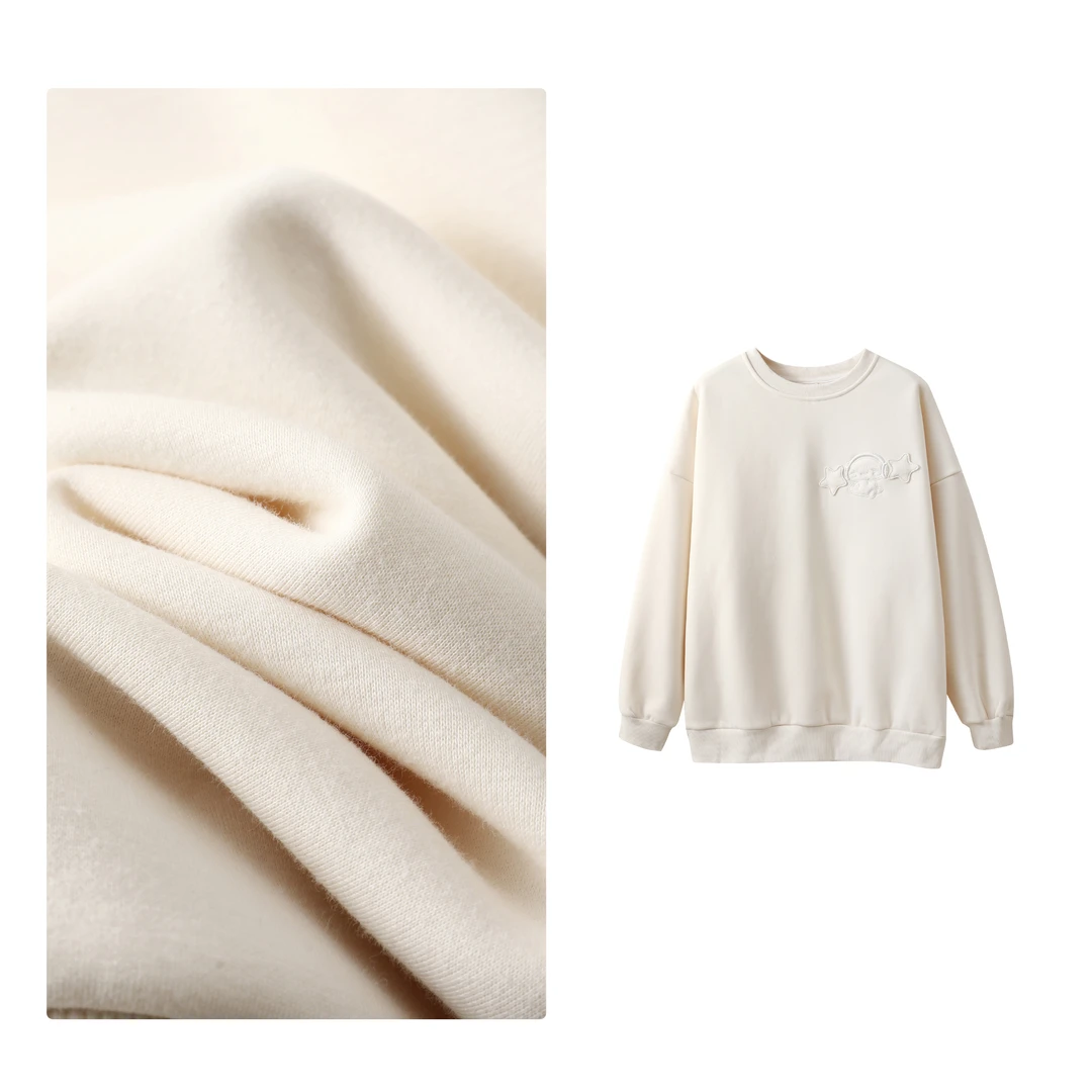 抗寒内搭，内里厚摇粒绒保暖不掉毛卫衣女C19422