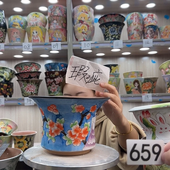 紫砂花盆瑕疵瑕疵659