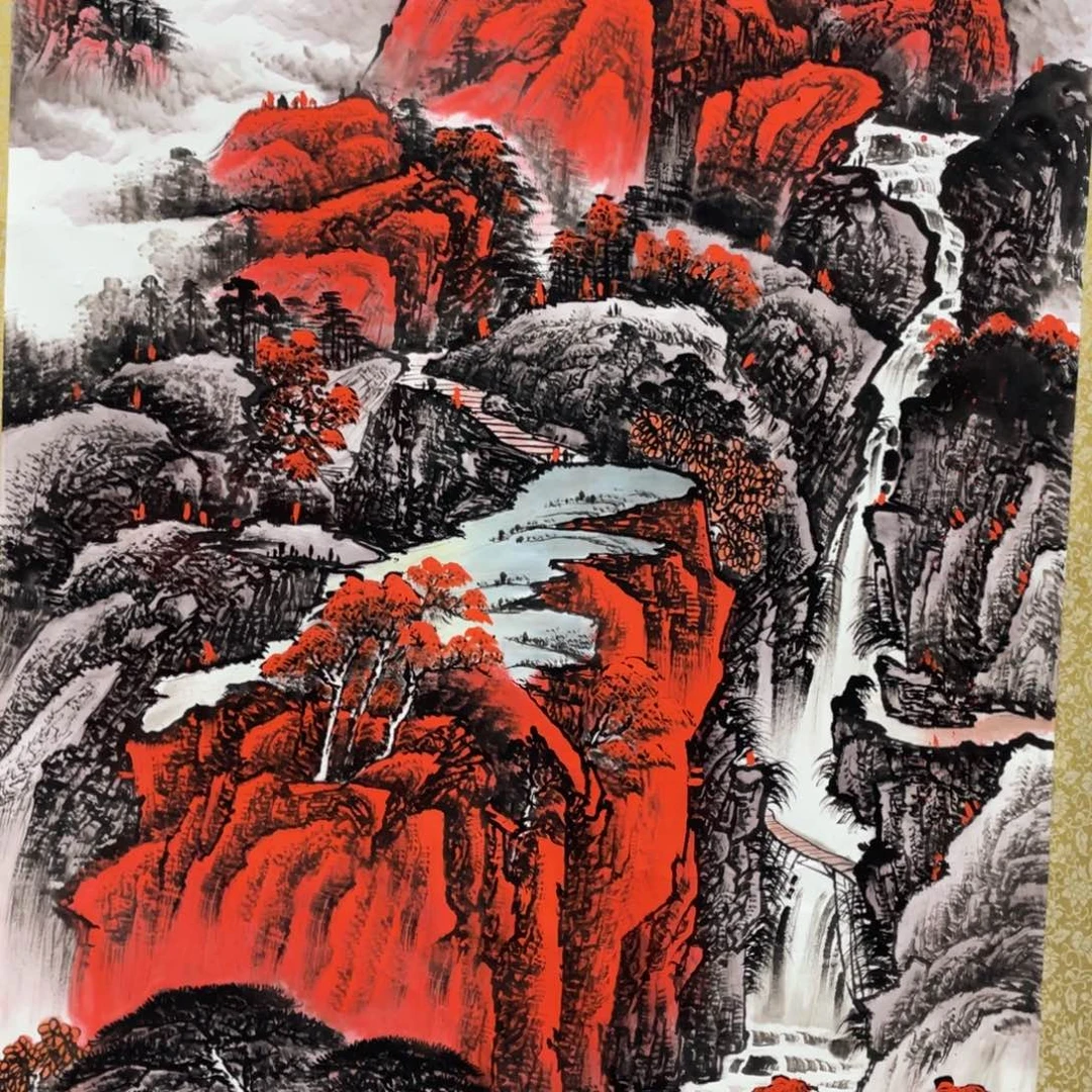 国画老师手笔手绘作品w