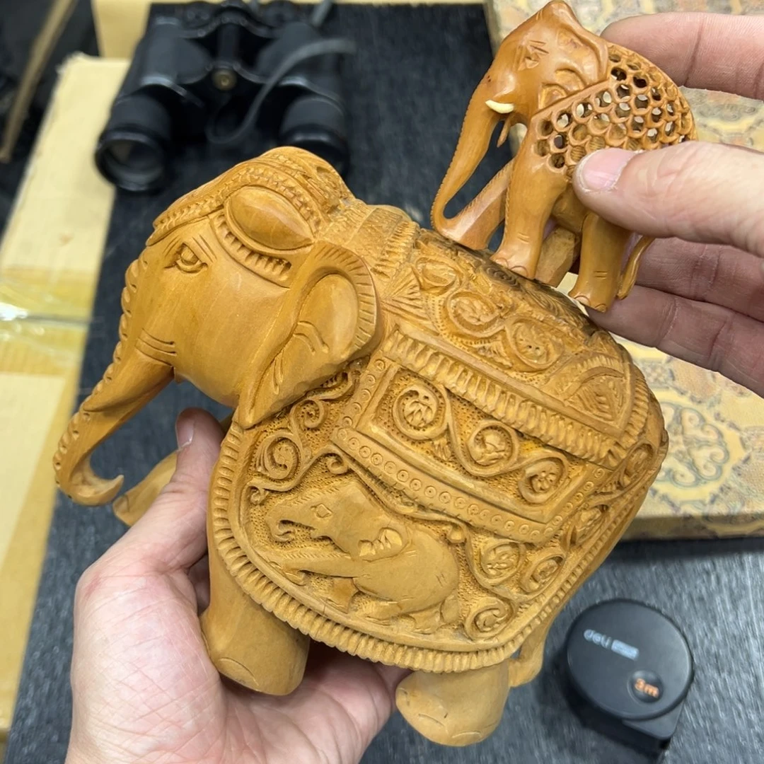 木中古工艺品摆件