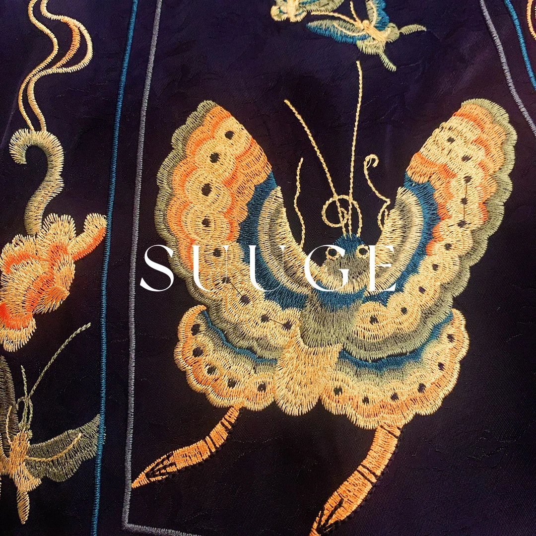 蘇格高定-【花蝶舞】时尚百搭新中式富贵盘扣马甲上衣S93