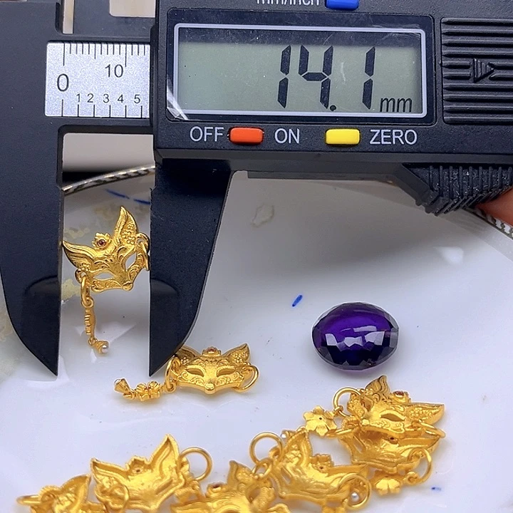 银S925镶嵌颈饰紫晶紫晶925镶嵌19