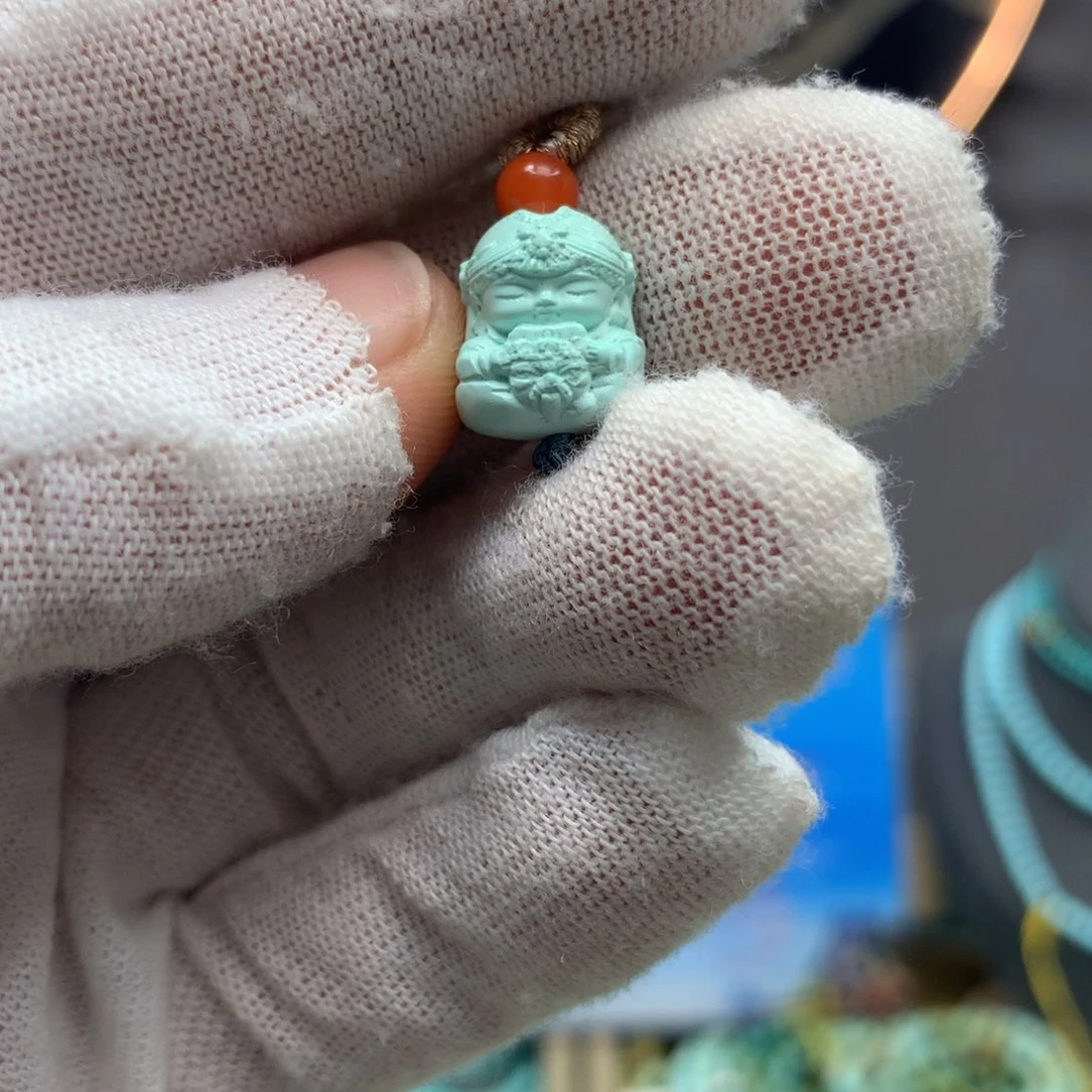 绿松石挂件未镶嵌