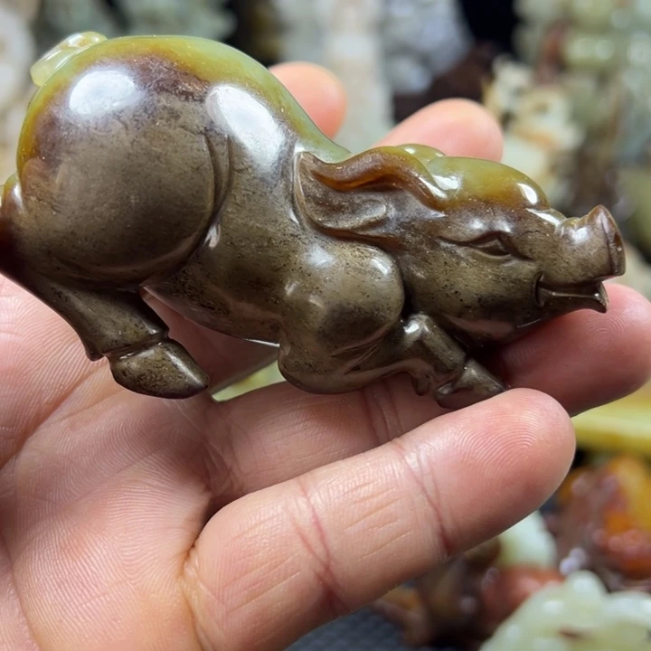 和田玉挂件未镶嵌洪*公