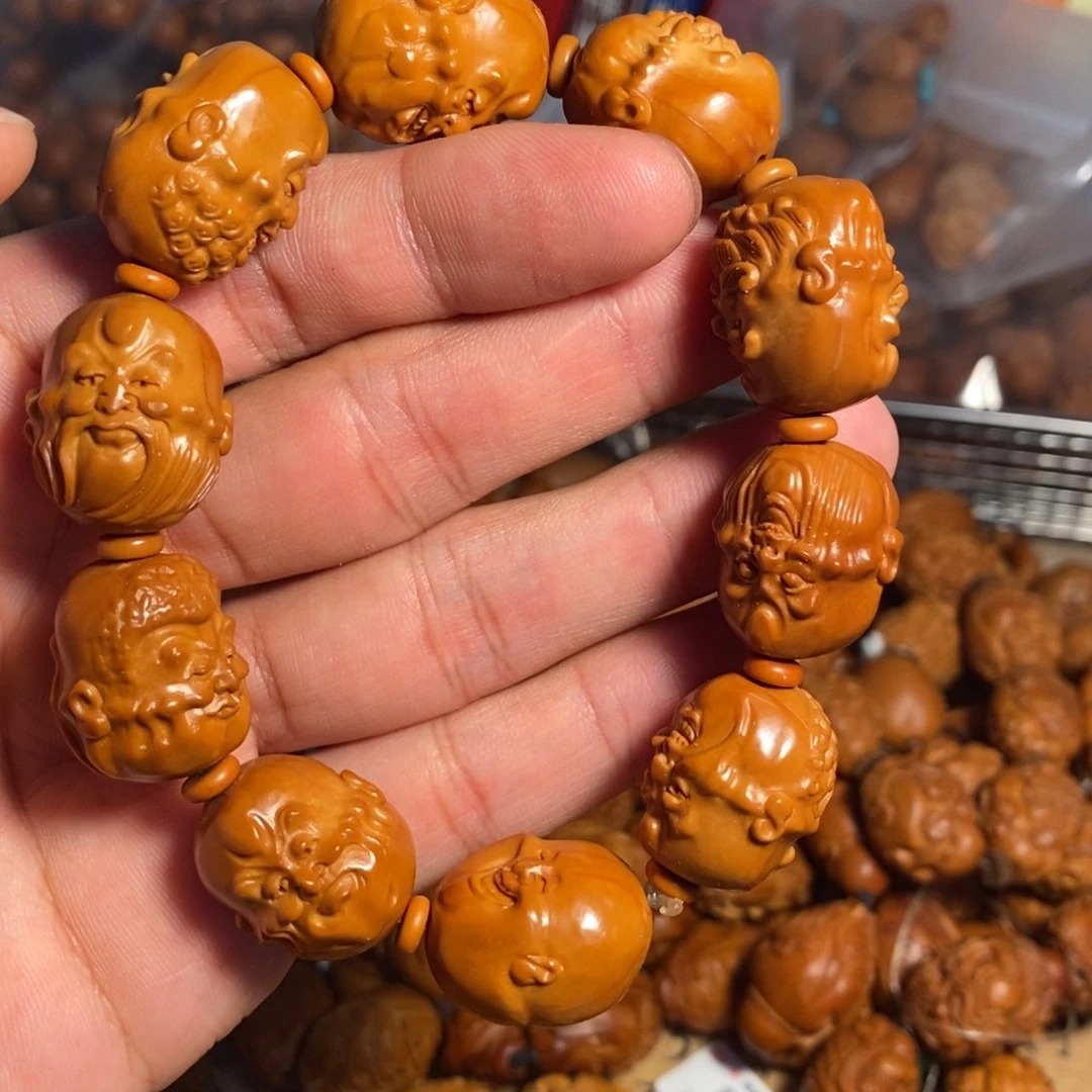 橄榄核手串/手链脸谱罗汉