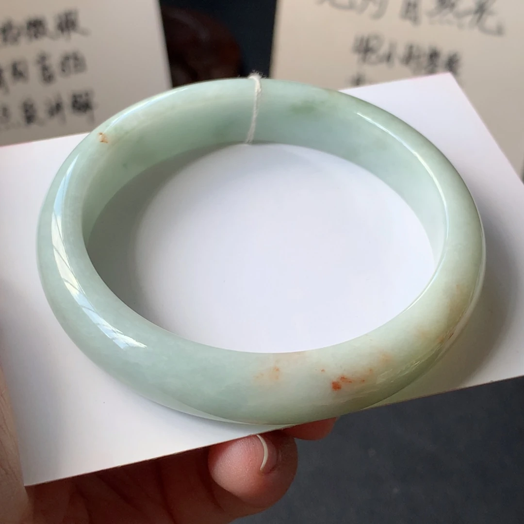 翡翠未镶嵌手镯4号55.9-11.2-7.4