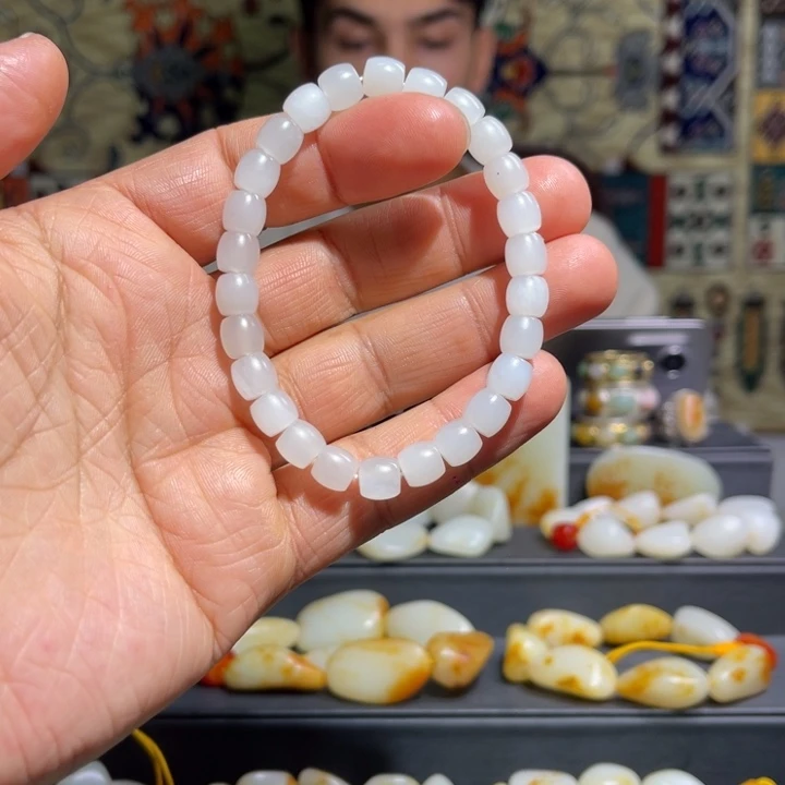 和田玉未镶嵌手链