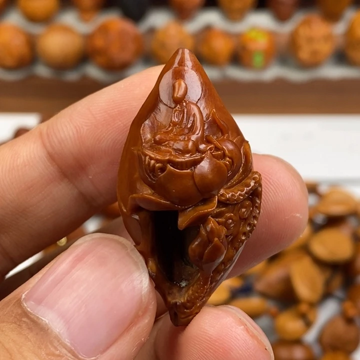 兄***音橄榄核手串/手链无相佛