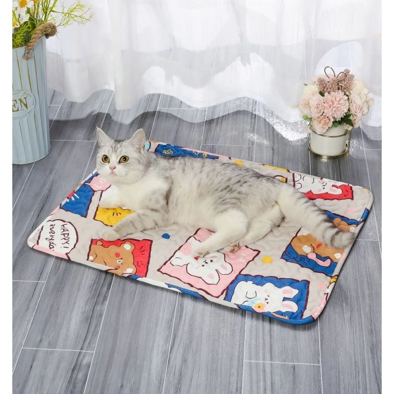 4季宠物地垫狗狗垫子睡觉用猫咪睡垫夏天凉席狗窝笼子垫板用品