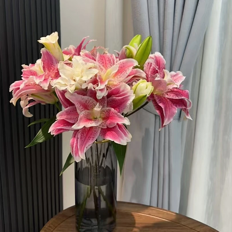 迪奥【重瓣红色系百合】【零度以下不拍保温棉无法售后】