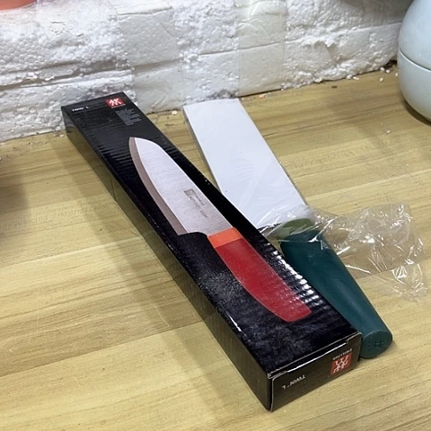 微瑕，不锈钢水果刀不能抗骨红，青柠