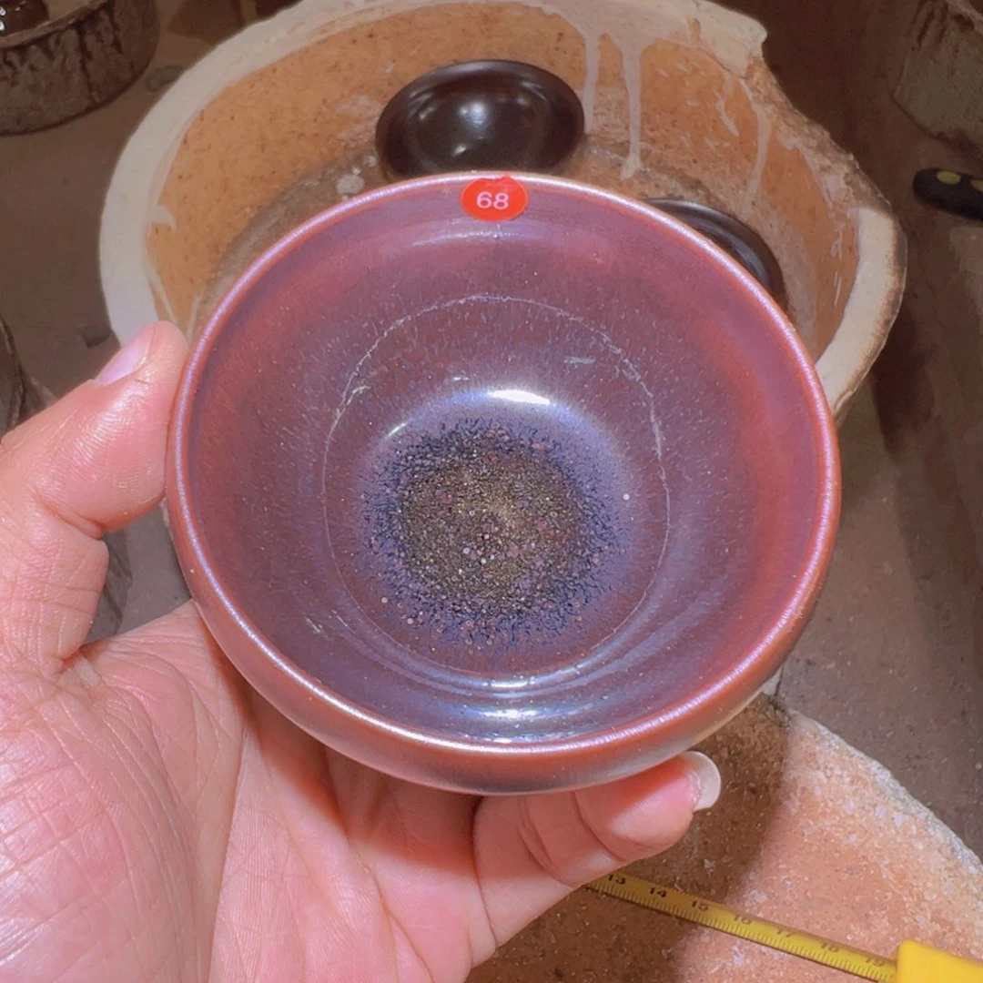 茶盏68建窑建盏长聚龙窑
