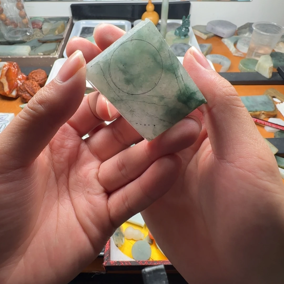 定制翡翠未镶嵌材料