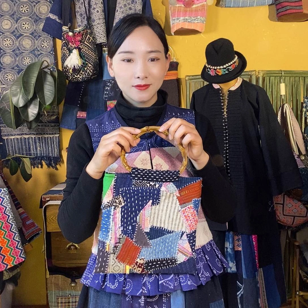 织绣手工制作包包