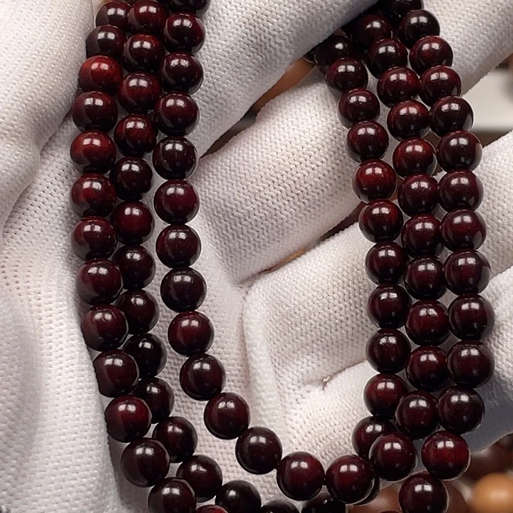 蜀***三檀香木手串/手链印度小叶