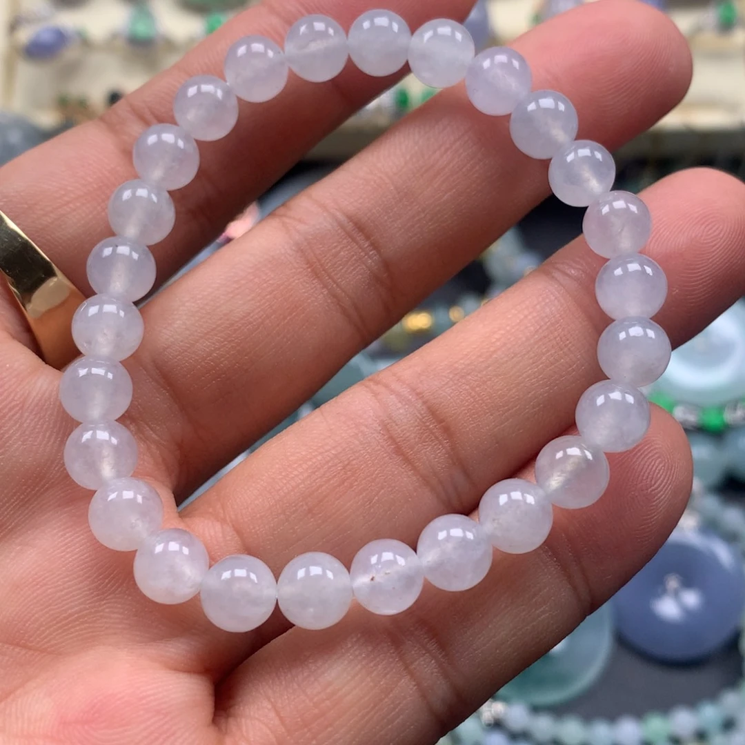 未镶嵌手链翡翠珠串