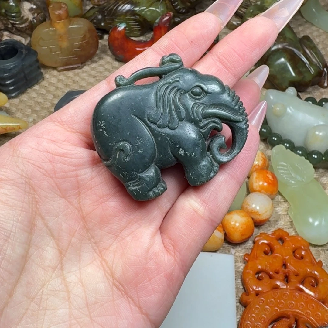 白玉菩提吊坠挂件