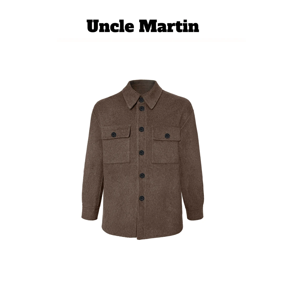 马丁叔叔 LP同款国王的礼物 25AW新款 羊毛毛呢外套纽扣式 651