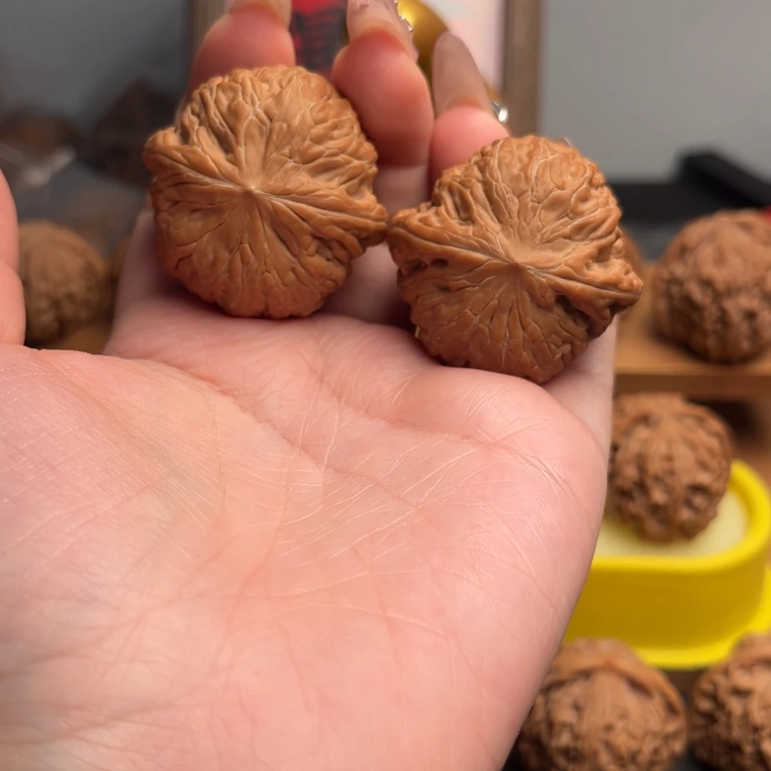 文玩核桃把件铁锤40全