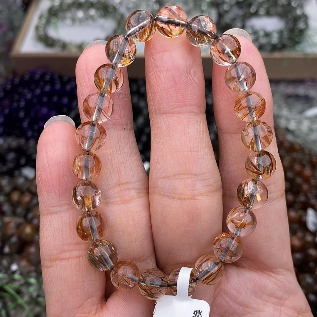 水晶手链未镶嵌霞****聊卡8