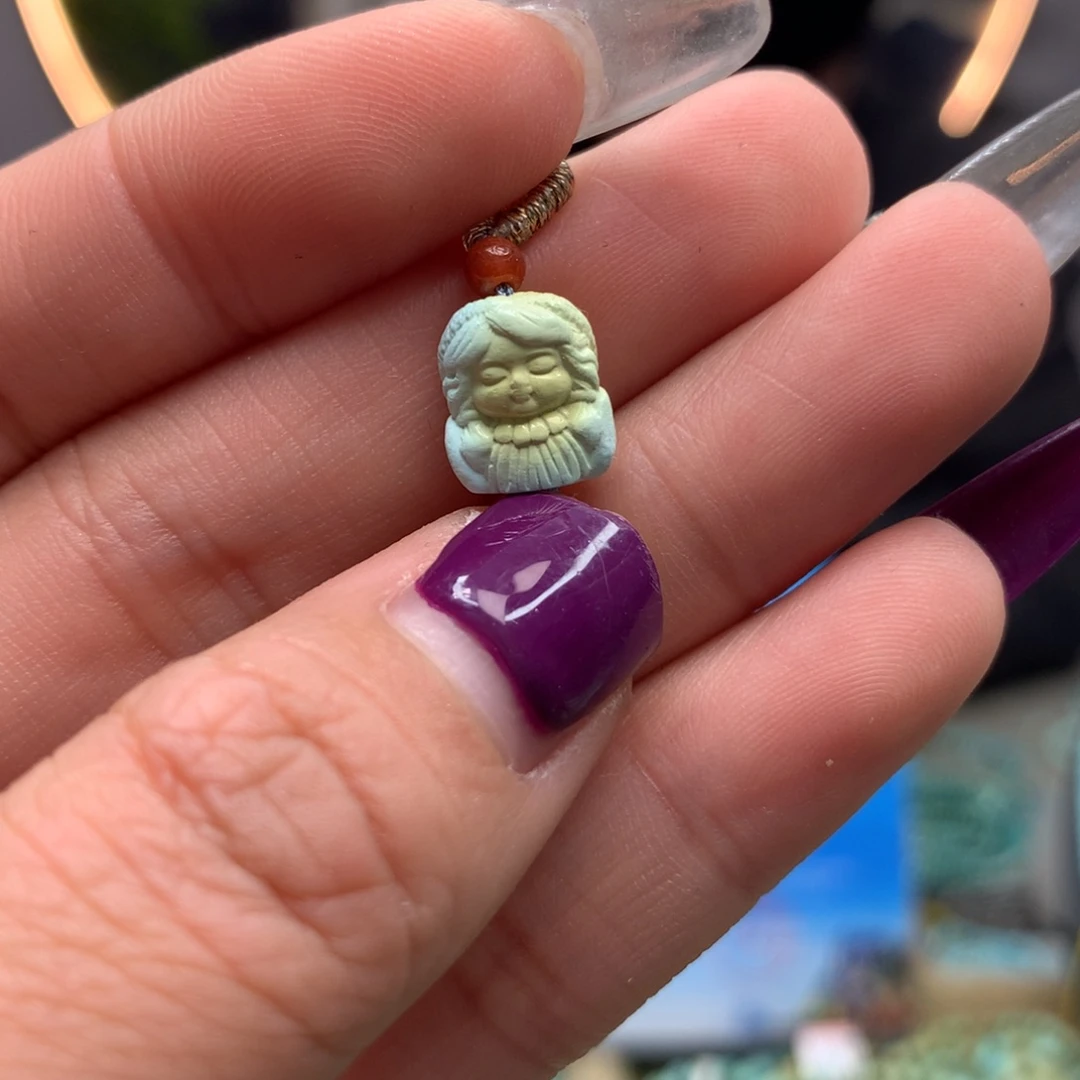 绿松石挂件未镶嵌