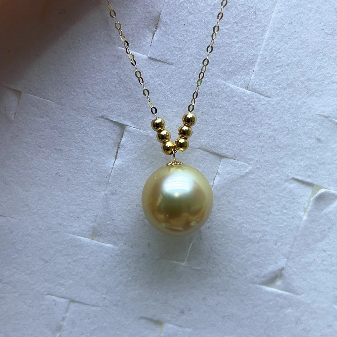 海水珍珠颈饰18K金镶嵌
