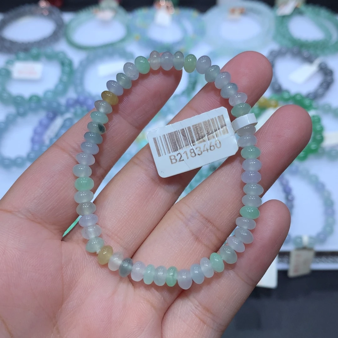 未镶嵌手串翡翠天然