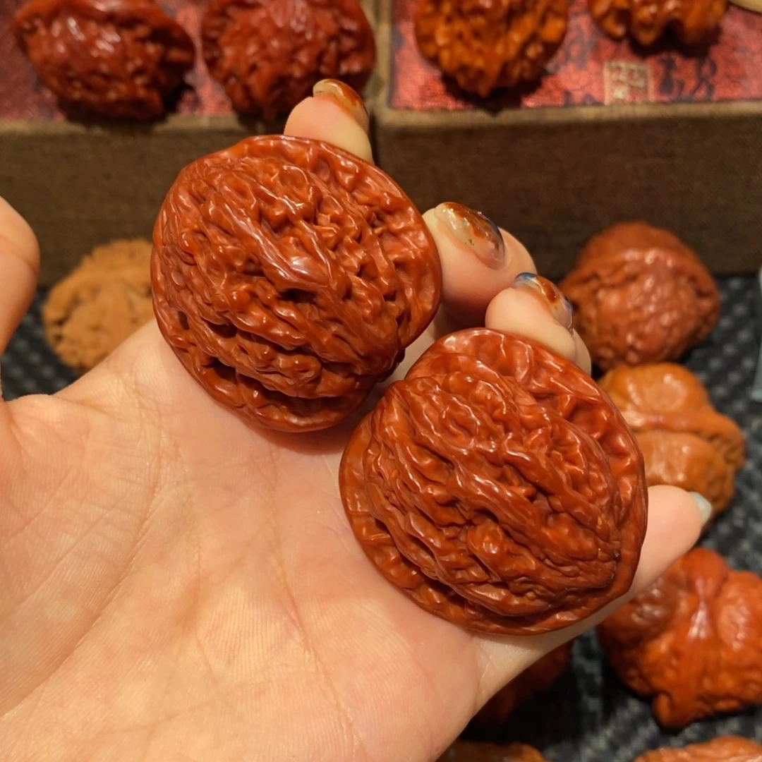 农***哥文玩核桃吊坠38.6玉化麦虎，0701