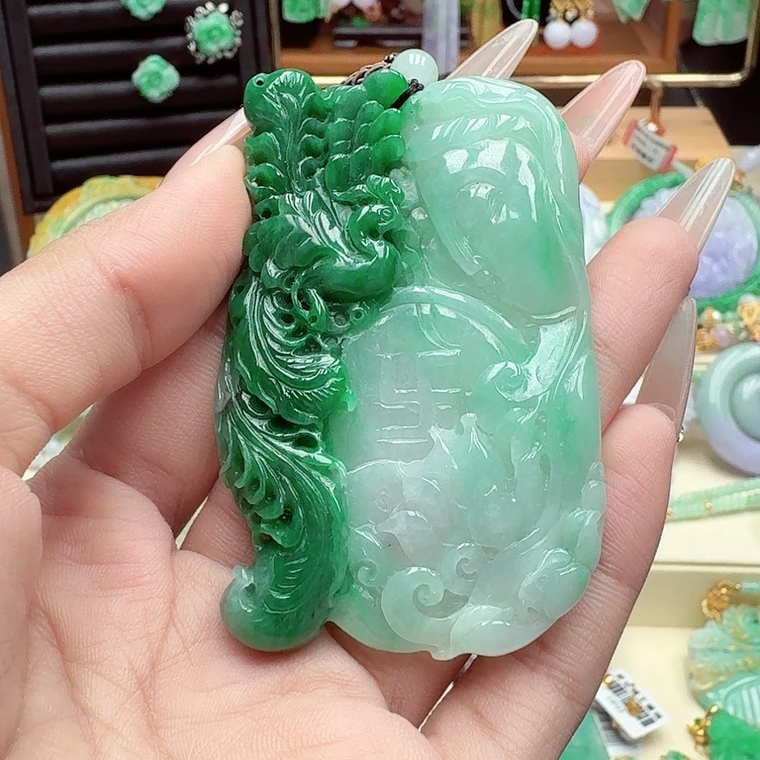 颈饰未镶嵌翡翠翡翠吊坠