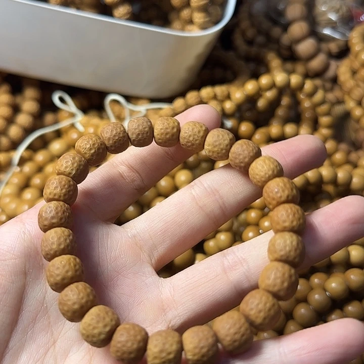 核桃手串/手链微微瑕龙鳞纹