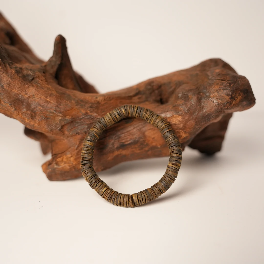 沉香海南尖峰岭老料沉水药片珠卡10mm-15克+