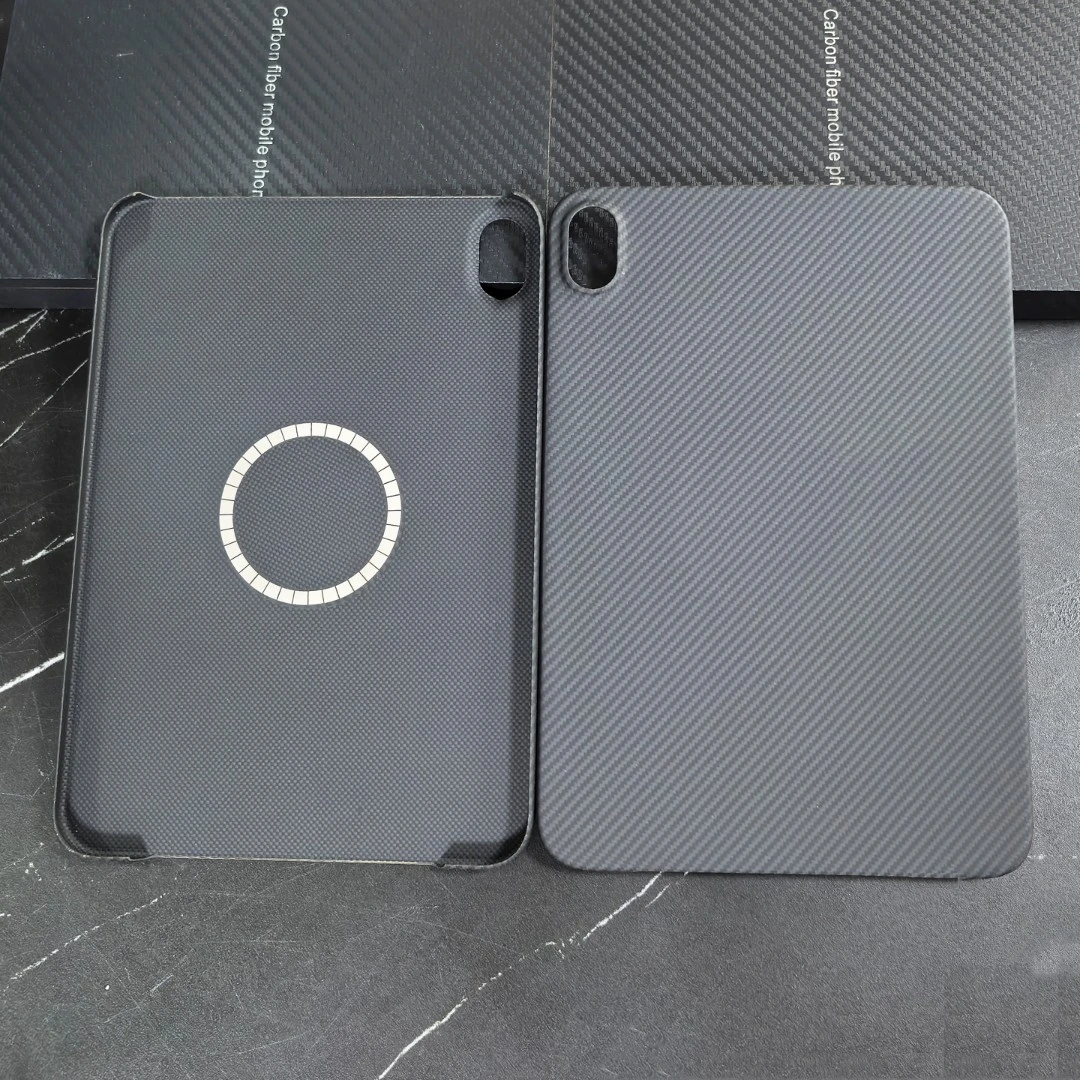 适用ipadmini67平板8.3寸凯夫拉迷你7高档碳纤维保护套轻薄防摔壳