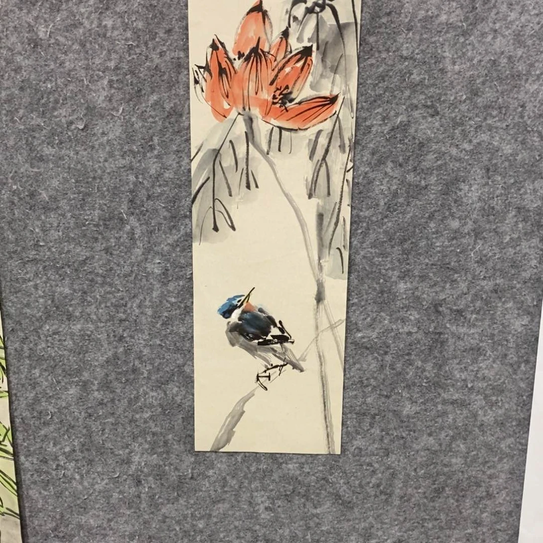 国画用****9张强国画花鸟作品