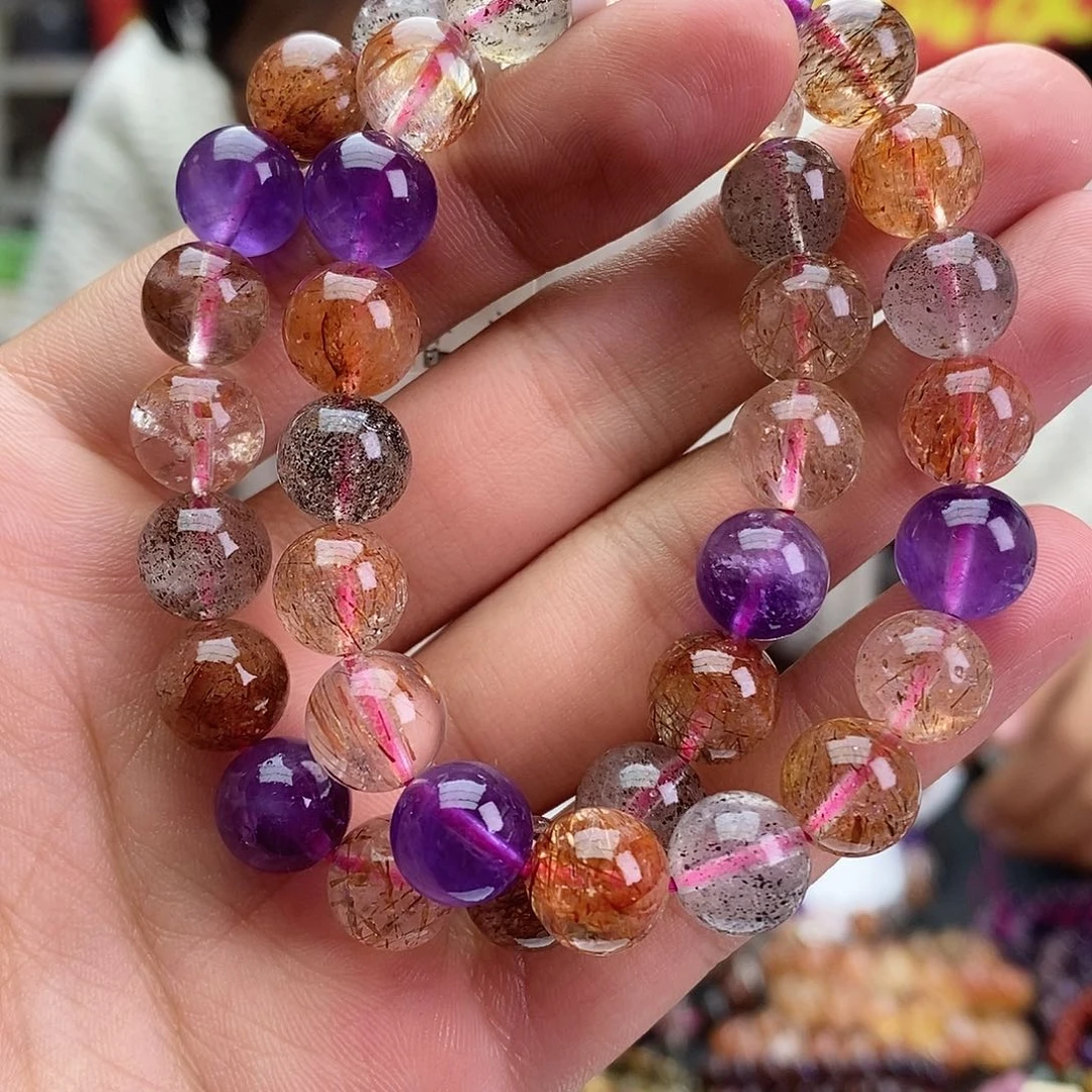 水晶手链未镶嵌多样性发一