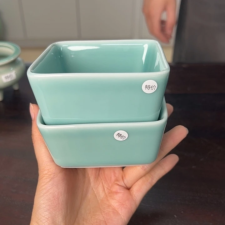 龙泉云间青瓷小米茶器