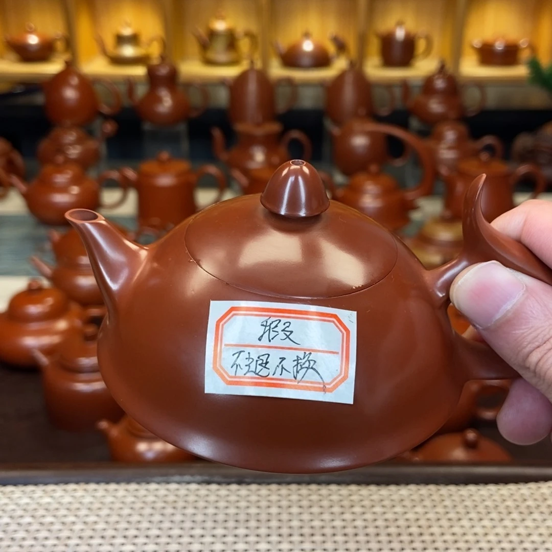 茶壶紫砂玩*潮州手工艺