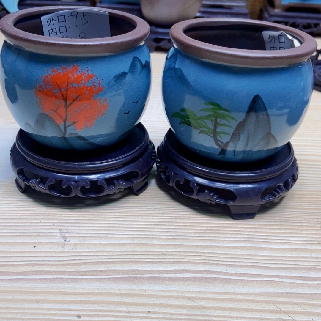 瓷片陶瓷花盆陶瓷艺术