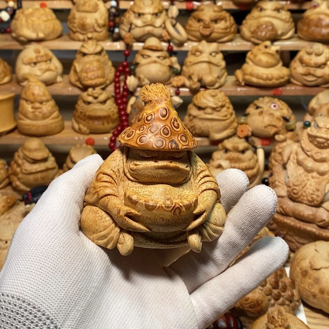 星***！香榧木竹根雕工艺精湛工艺