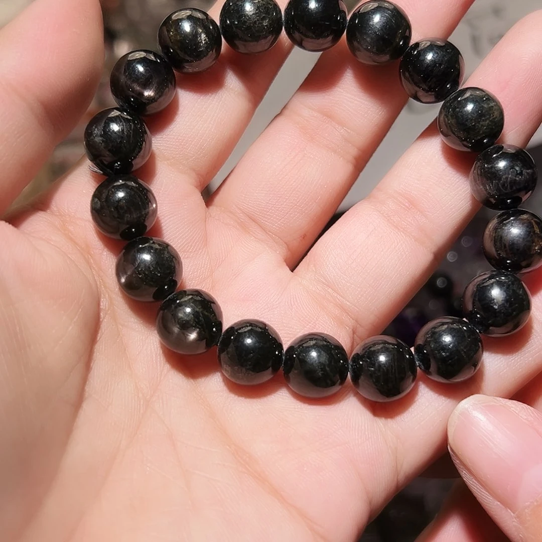 水晶手链未镶嵌金运石10毫米