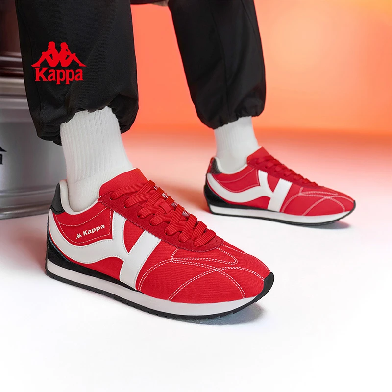 Kappa卡帕流云情侣法式德训鞋时尚百搭休闲运动鞋男鞋K0FY5MM05CA