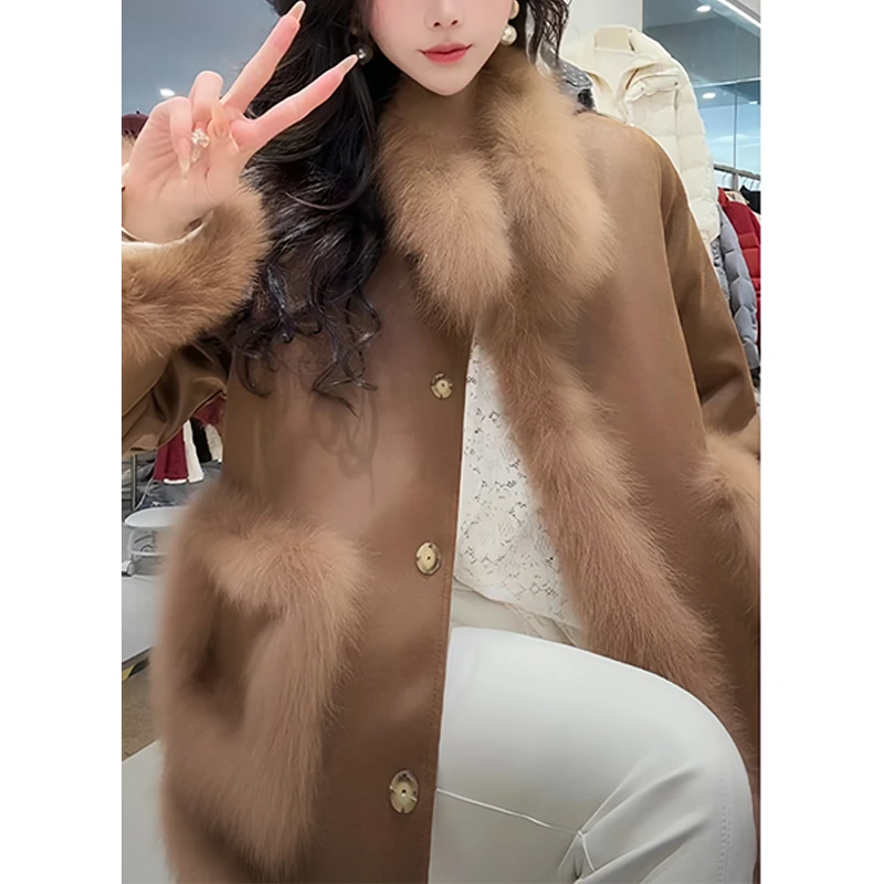 复古轻甜风氛围感宽松保暖棉服女装2026冬季新款简约日常慵懒松弛