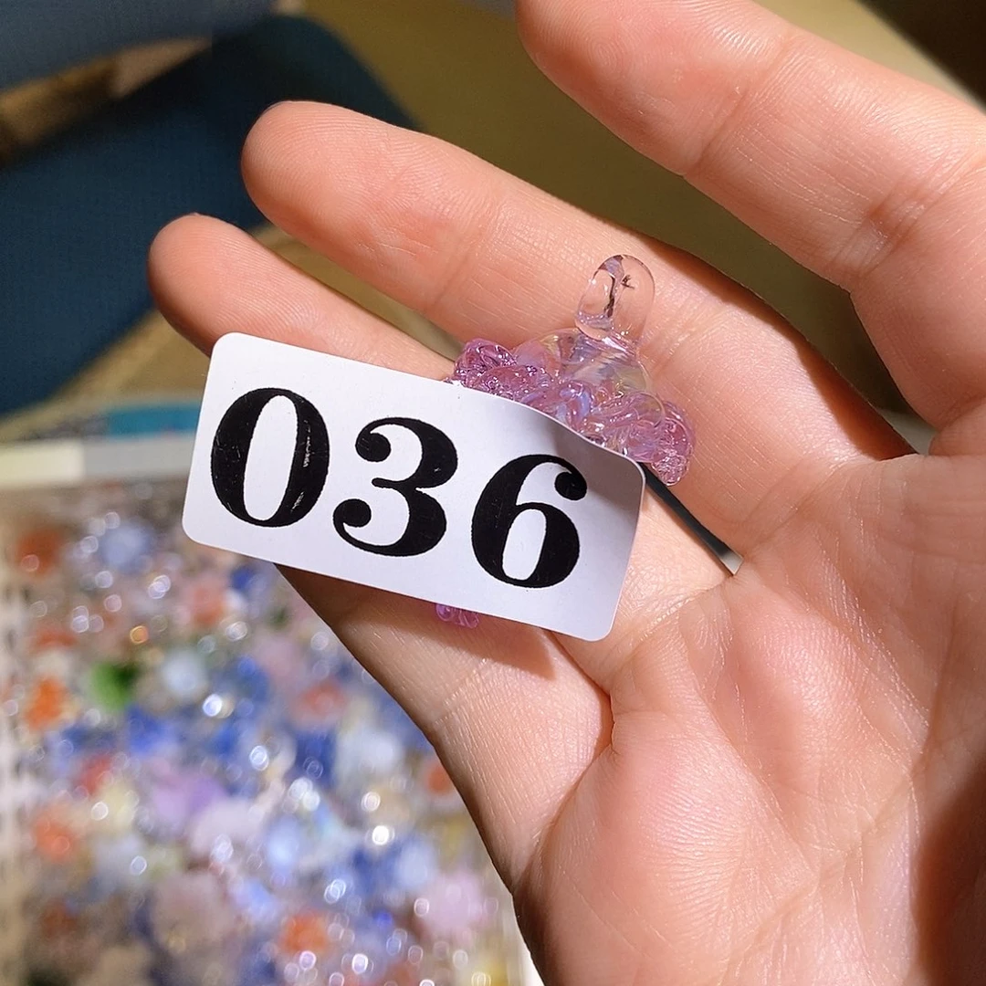 琉璃手工艺品爆**包036水母